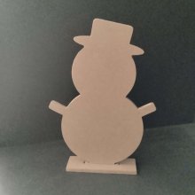 Träställning för att dekorera SNOWMAN
