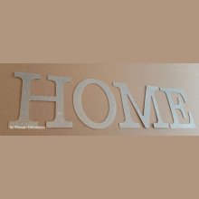 Zink dekorativa bokstav HOME 20 cm