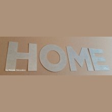 Zink dekorativa bokstav HOME 20 cm